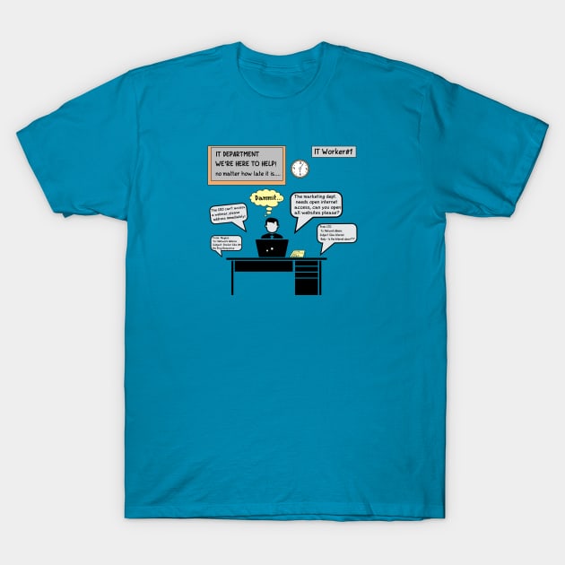 IT Worker #1 T-Shirt by itauthentics